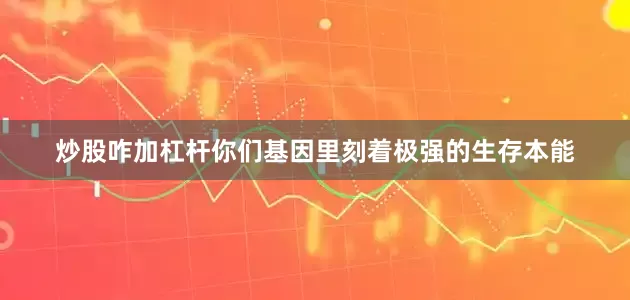 炒股咋加杠杆你们基因里刻着极强的生存本能